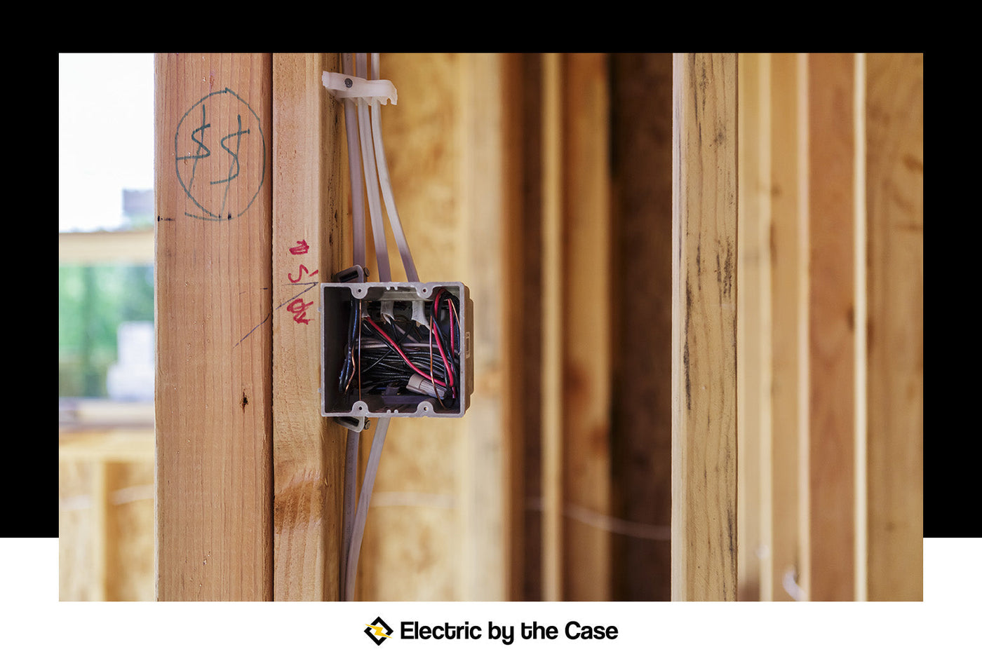 PVC Electrical box Mounted on stud